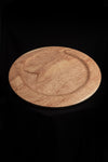 Silky Oak rimmed plate